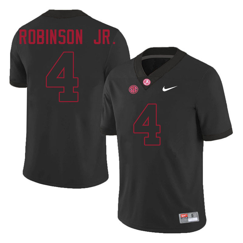 Brian Robinson Jr. Alabama Jersey,University Of Alabama Crimson Tide Football Jersey,Uniforms-Black